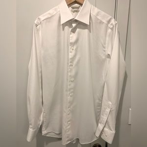 Suit Supply White Button Down, Slim Fit